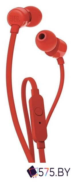 Наушники JBL Tune 110 (красный) в магазине 575.by