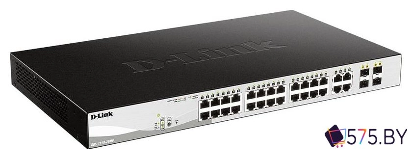 Управляемый коммутатор 2-го уровня D-Link DGS-1210-28MP/FL1A в магазине 575.by