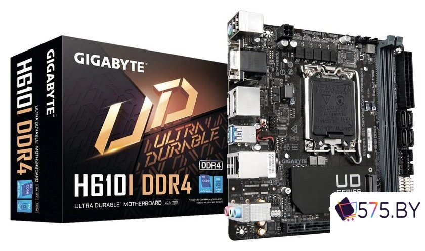 Материнская плата Gigabyte H610I DDR4 (rev. 1.0) в магазине 575.by