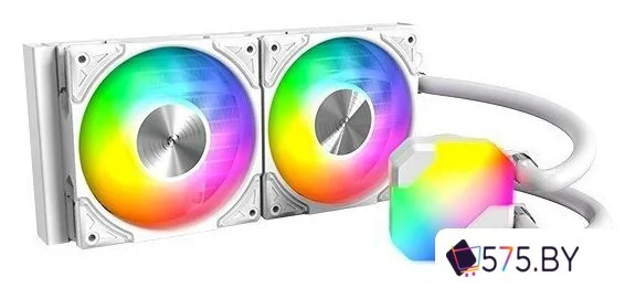Система жидкостного охлаждения для процессора Montech HyperFlow ARGB 240 (белый) в магазине 575.by
