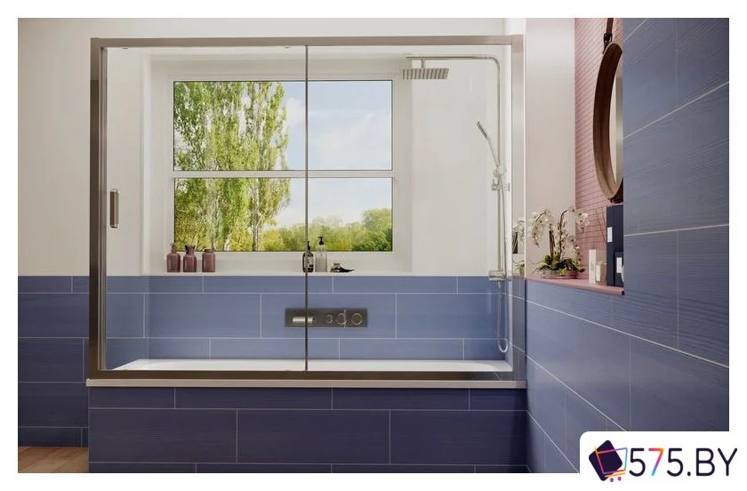 Стеклянная шторка для ванны Ambassador Bath Screens 16041105 170 в магазине 575.by