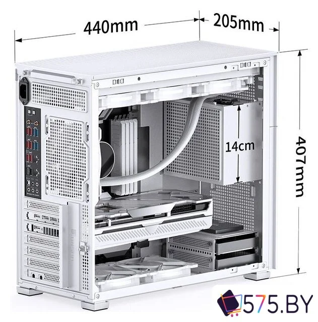 Корпус Jonsbo D41 Mesh (белый) в магазине 575.by