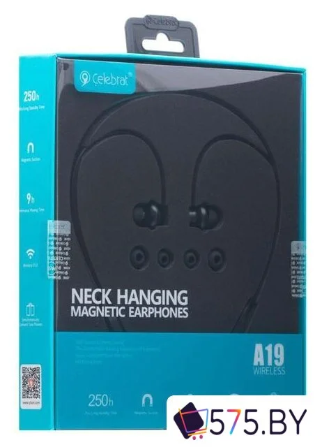 Наушники Celebrat A19 (черный) в магазине 575.by