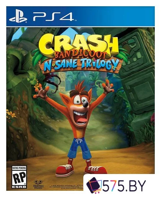 Игры для приставок PlayStation 4 Crash Bandicoot N.Sane Trilogy в магазине 575.by