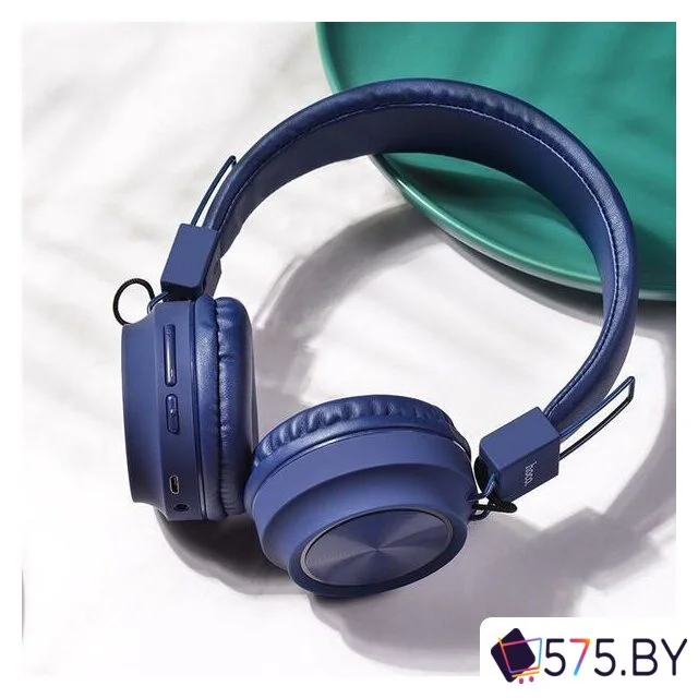 Наушники Hoco W25 (синий) в магазине 575.by