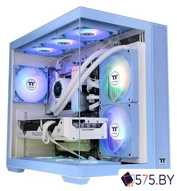 Корпус Thermaltake View 380 TG ARGB Hydrangea Blue CA-1Z2-00MFWN-00 в магазине 575.by