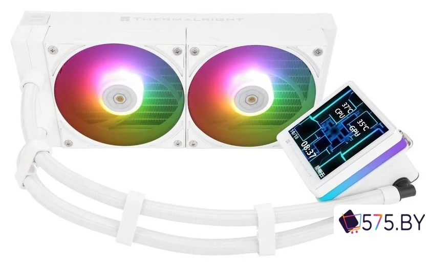 Система жидкостного охлаждения для процессора Thermalright Grand Vision 240 ARGB (белый) в магазине 575.by