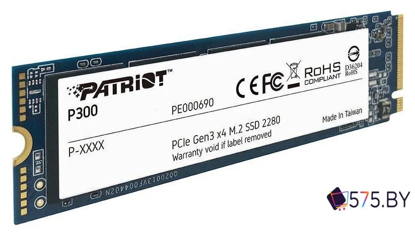 SSD Patriot P300 256GB P300P256GM28 в магазине 575.by