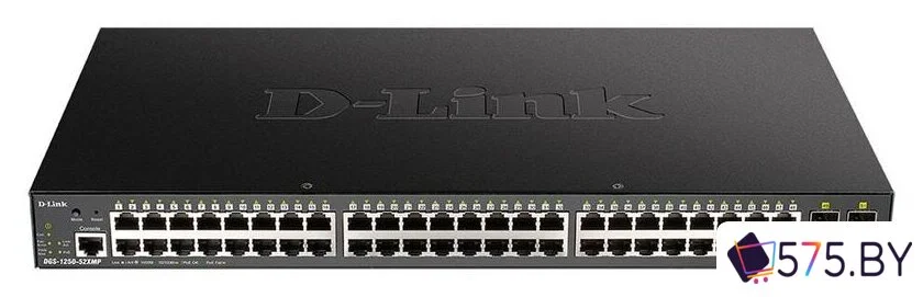 Управляемый коммутатор 2-го уровня D-Link DGS-1250-52XMP/A1A в магазине 575.by