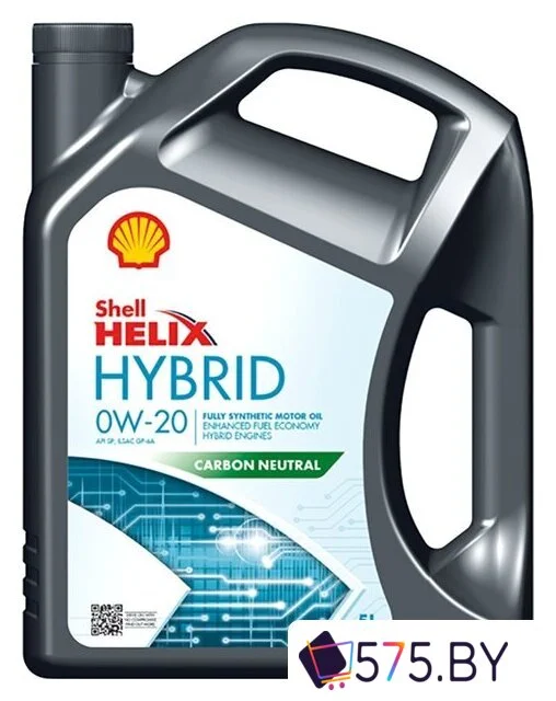 Моторное масло Shell Helix Hybrid 0W-20 5л в магазине 575.by