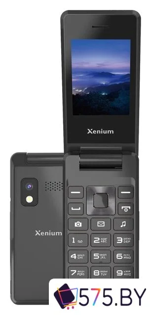 Кнопочный телефон Xenium X600 (темно-серый)