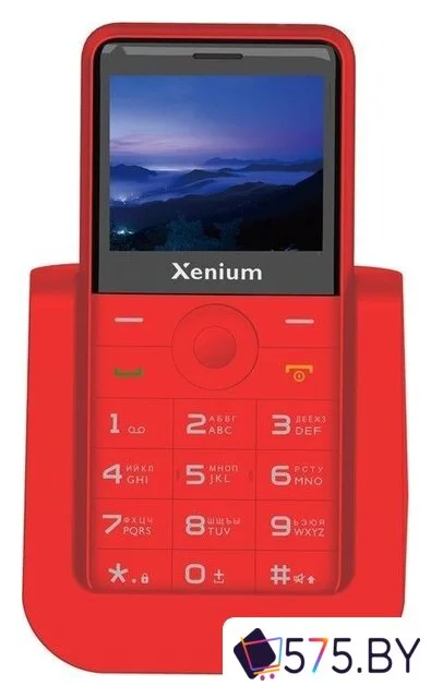 Кнопочный телефон Xenium X700 (красный)