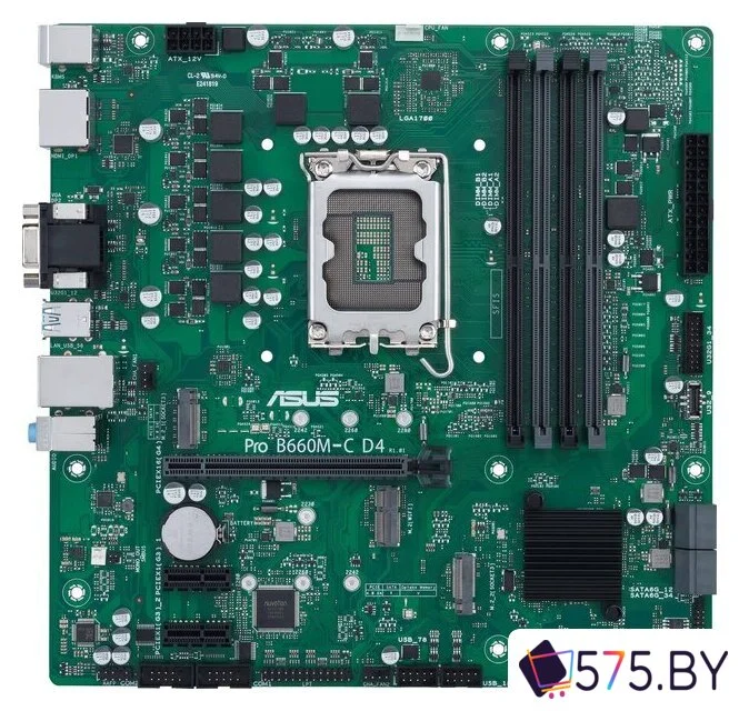 Материнская плата ASUS Pro B660M-C D4-CSM в магазине 575.by