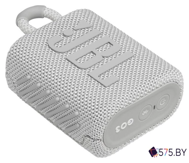 Беспроводная колонка JBL Go 3 (белый) в магазине 575.by