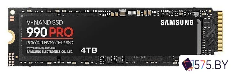 SSD Samsung 990 Pro 4TB MZ-V9P4T0BW в магазине 575.by