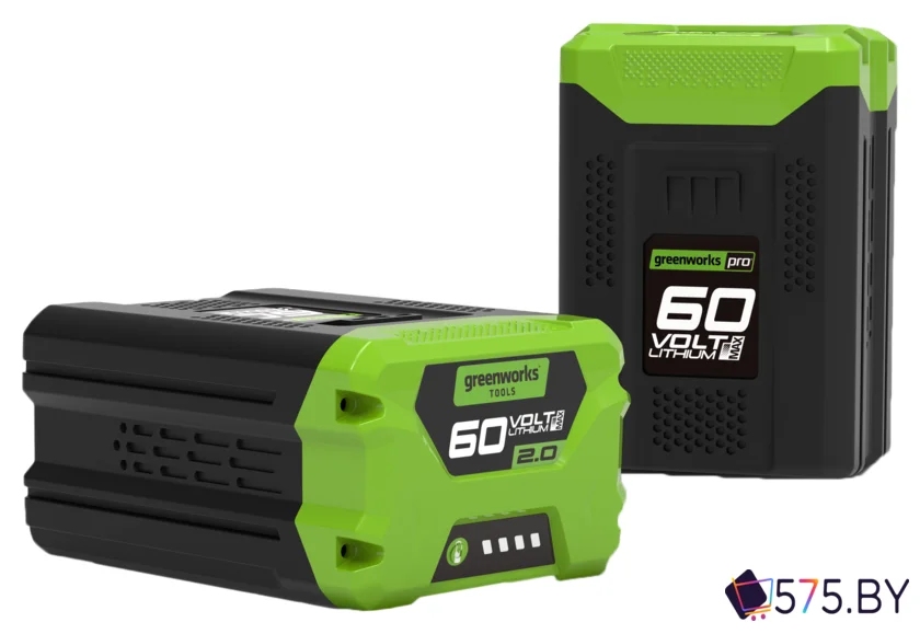 Аккумулятор для инструмента Greenworks G60B2 (60В/2 Ah) в магазине 575.by