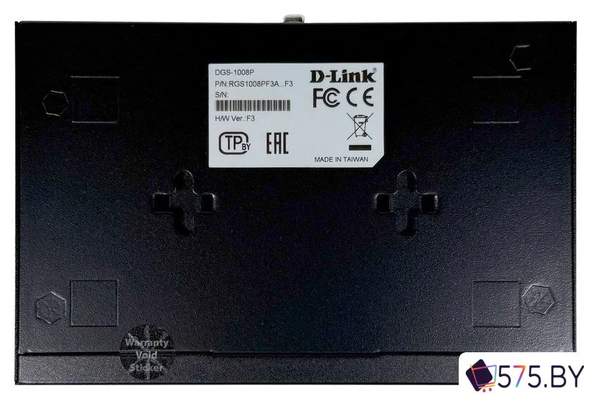 Неуправляемый коммутатор D-Link DGS-1008P/F3A в магазине 575.by