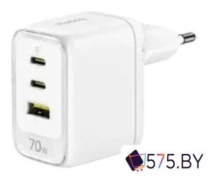 Сетевое зарядное Baseus EnerFill FE22 70W E0123501 (белый) в магазине 575.by