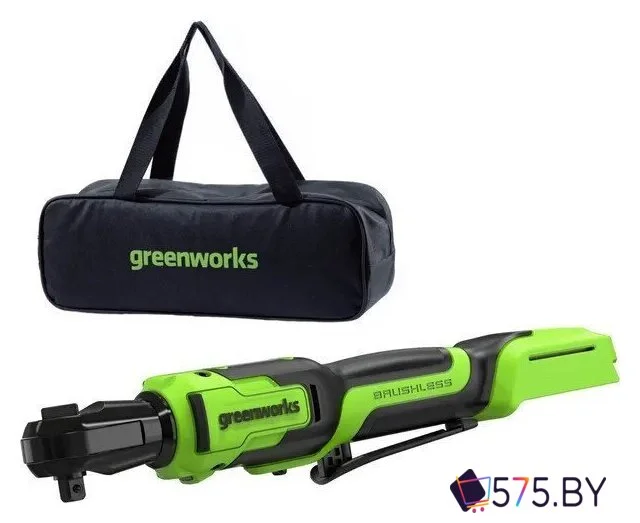 Трещотка Greenworks GD24RW 3804007CUA (с 1-им АКБ, сумка) в магазине 575.by