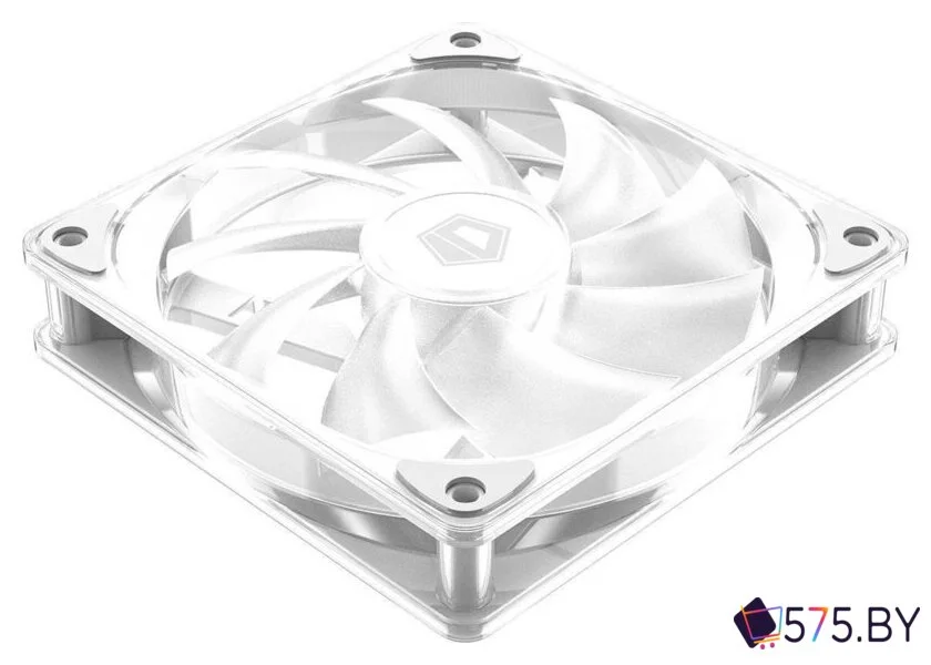 Вентилятор для корпуса ID-Cooling Crystal 120 White ARGB в магазине 575.by