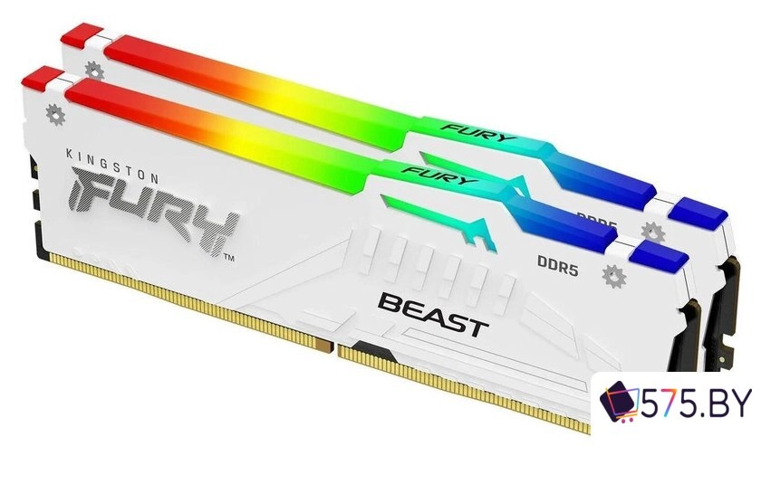 Оперативная память Kingston FURY Beast RGB 2x16ГБ DDR5 6000 МГц KF560C30BWAK2-32 в магазине 575.by