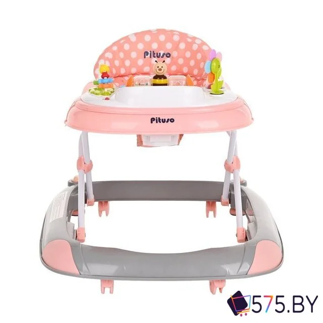 Ходунки Pituso Пчелка W1121PB8 (серый/коралл) в магазине 575.by