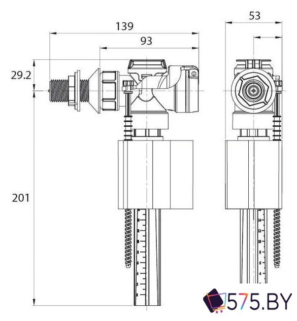 Комплект арматуры IDDIS F012400-0005 в магазине 575.by