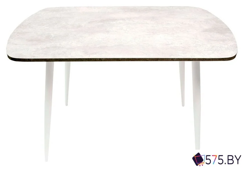 Кухонный стол ВВР ЛДСП (камень светлый/белый конус 110/70) в магазине 575.by
