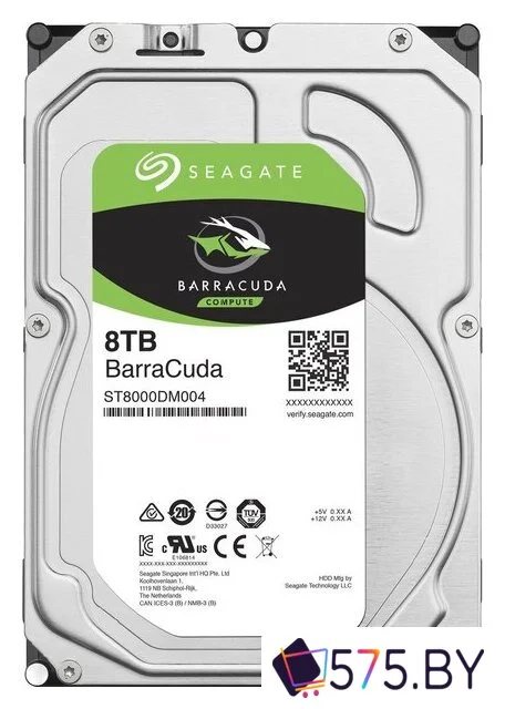 Жесткий диск Seagate BarraCuda 8TB ST8000DM004 в магазине 575.by