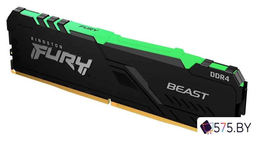 Оперативная память Kingston FURY Beast RGB 2x32ГБ DDR4 3200 МГц KF432C16BB2AK2/64 в магазине 575.by