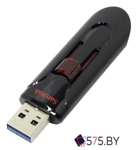 USB Flash SanDisk Cruzer Glide 256GB (черный) [SDCZ600-256G-G35] в магазине 575.by