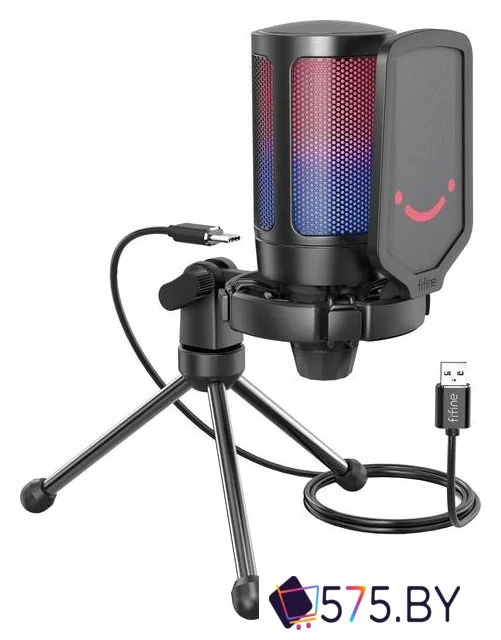 Проводной микрофон FIFINE A6V (черный) в магазине 575.by