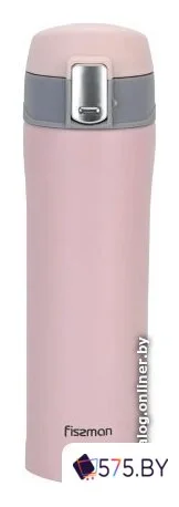 Термокружка Fissman 9879 450мл (розовый) в магазине 575.by