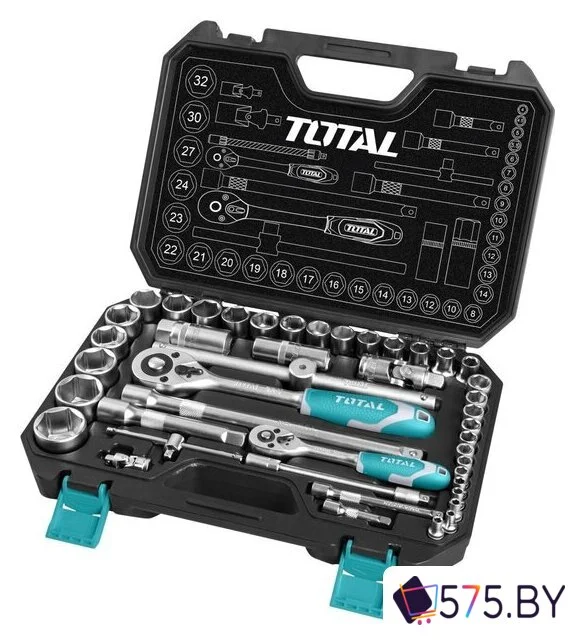 Универсальный набор инструментов Total THT421441 (44 предмета) в магазине 575.by