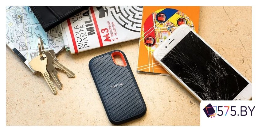 Внешний накопитель SanDisk Extreme V2 SDSSDE61-1T00-G25 1TB в магазине 575.by