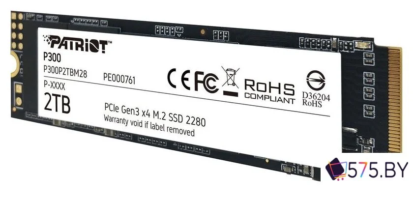 SSD Patriot P300 2TB P300P2TBM28 в магазине 575.by