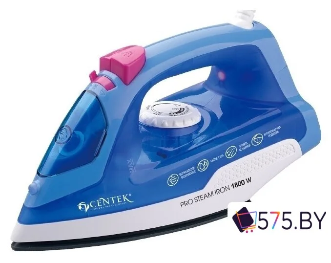 Утюг CENTEK CT-2348 (голубой) в магазине 575.by