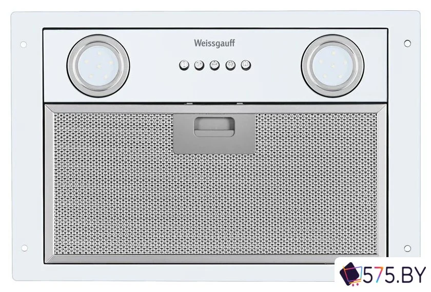 Кухонная вытяжка Weissgauff Dubhe 450 White в магазине 575.by