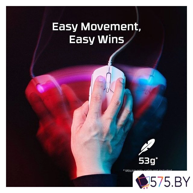 Игровая мышь HyperX Pulsefire Haste 2 (белый) в магазине 575.by