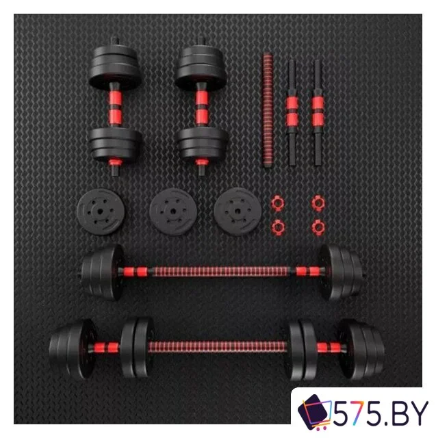 Набор гантелей с соединительным грифом  Motiways с грифом 19кг в магазине 575.by