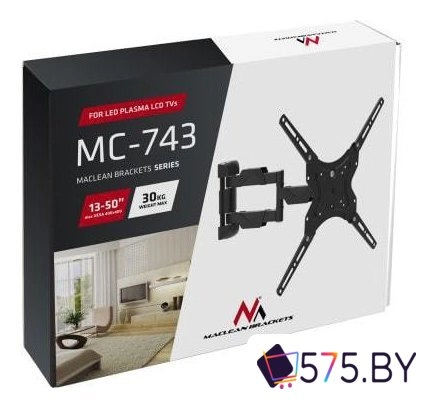 Кронштейн для телевизора Maclean MC-743 (черный) в магазине 575.by