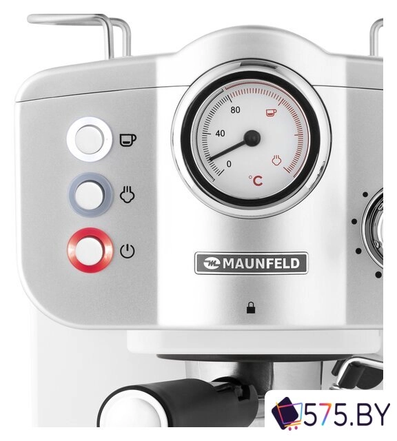 Рожковая кофеварка MAUNFELD MF-735WH Pro в магазине 575.by