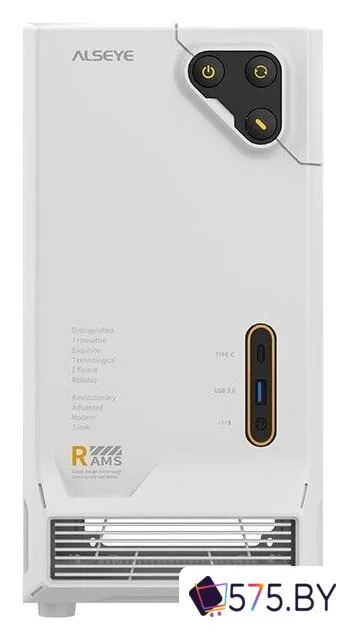 Корпус ALSEYE RAMS 1.0 Type-C (белый) в магазине 575.by