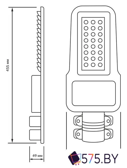 Уличный прожектор Gauss Qplus 629535380 в магазине 575.by