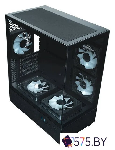 Корпус XASTRA Q400M 5ARGB-C6-UC (черный) в магазине 575.by