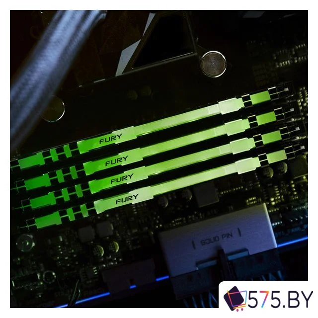 Оперативная память Kingston FURY Beast RGB 2x32ГБ DDR4 3200 МГц KF432C16BB2AK2/64 в магазине 575.by