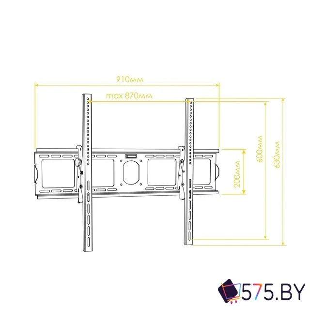 Кронштейн для телевизора Onkron UT4 (черный) в магазине 575.by