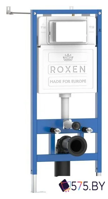 Инсталляция для унитаза Roxen StounFix Dual Fresh 710200 с удлиненными креплениями в комплекте и встр. контейнером для гигиенических таблеток (аромадозатор) в магазине 575.by