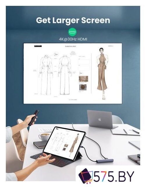 USB-хаб Ugreen CM418 10919 в магазине 575.by