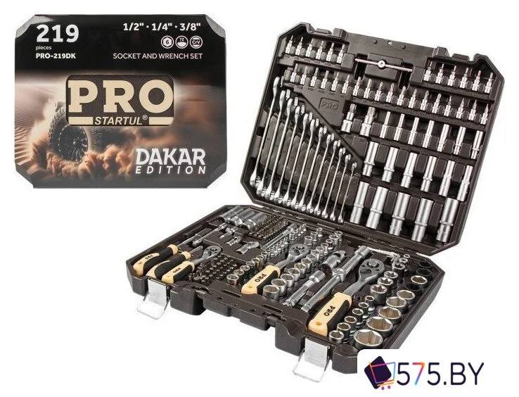 Универсальный набор инструментов Startul Pro Dakar PRO-219DK (219 предметов) в магазине 575.by